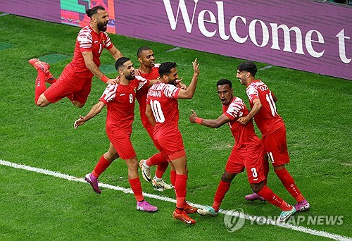 요르단이 2023 아시아축구연맹 카타르 아시안컵 4강에 진출했다.