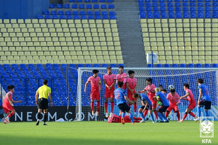 결승골을 내주는 한국 (사진 출처: 연합뉴스)