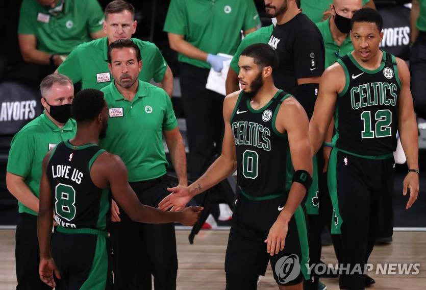 보스턴 셀틱스, NBA 동부 콘퍼런스 결승 진출 [AFP=연합뉴스 자료사진]